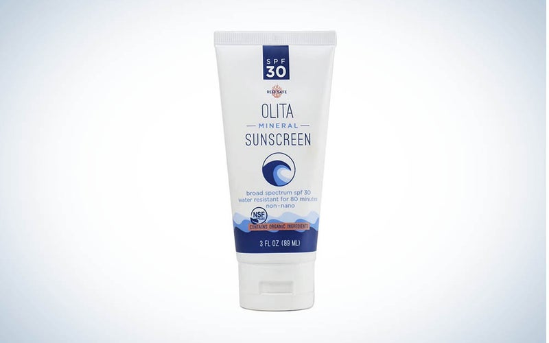 Olita Mineral Sunscreen SPF 30 Lotion je náš výběr pro nejlepší minerální opalovací krém.