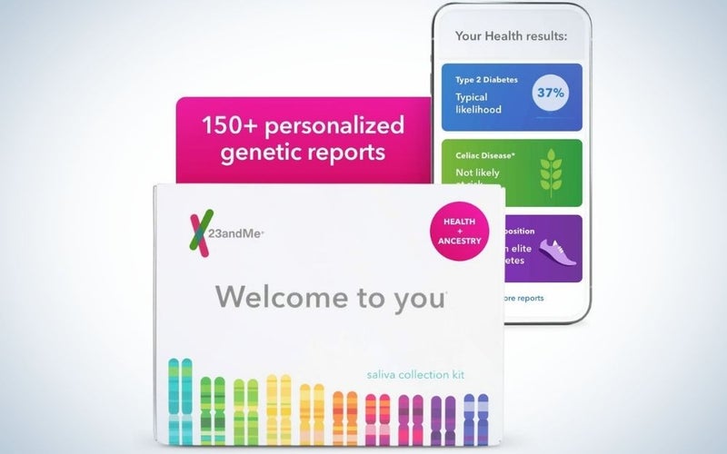 23andMe Health + Ancestry je celkově nejlepší souprava pro testování DNA.