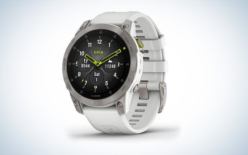 Bílý titan Garmin epix Gen 2